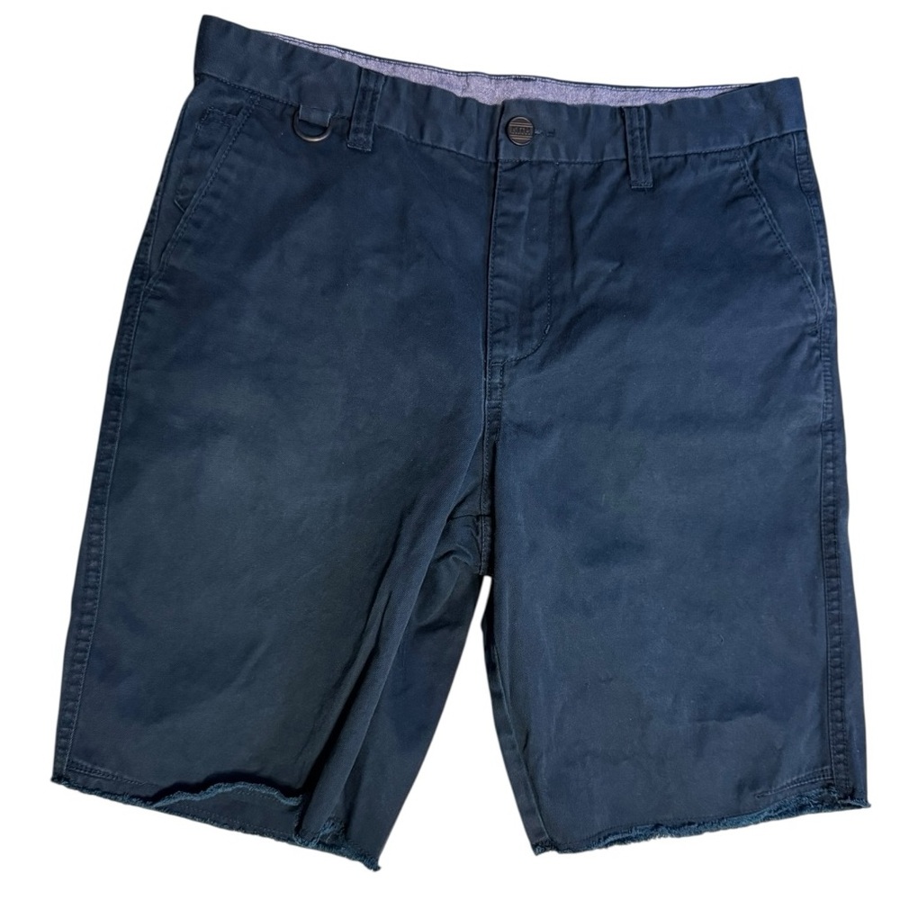 KITH Classics Men’s Navy Chino Shorts Size 30 Raw Hem